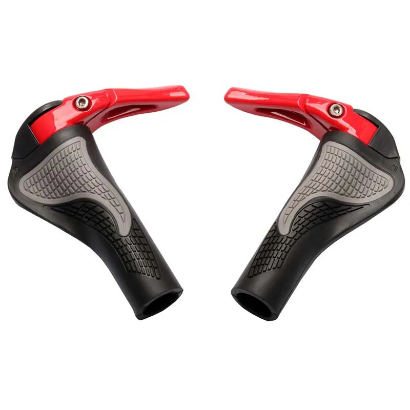 

WEST BIKING Bicycle MTB Components Bar ends Handlebar Rubber Grips Aluminum Barend Handle bar Ergonomic Push On Soft Grip