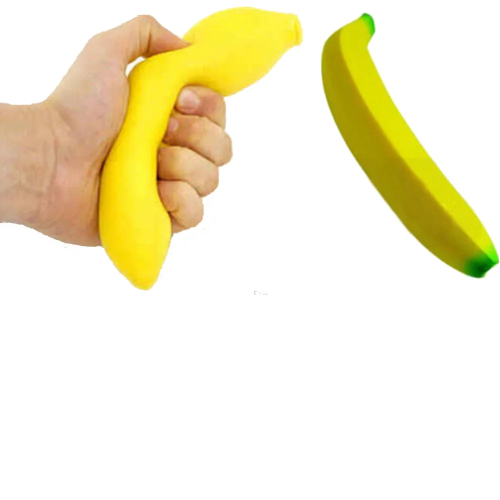 Забавный подарок Моделирование банан супер замедлить рост мягкими 18 см банан squeeze Игрушечные лошадки