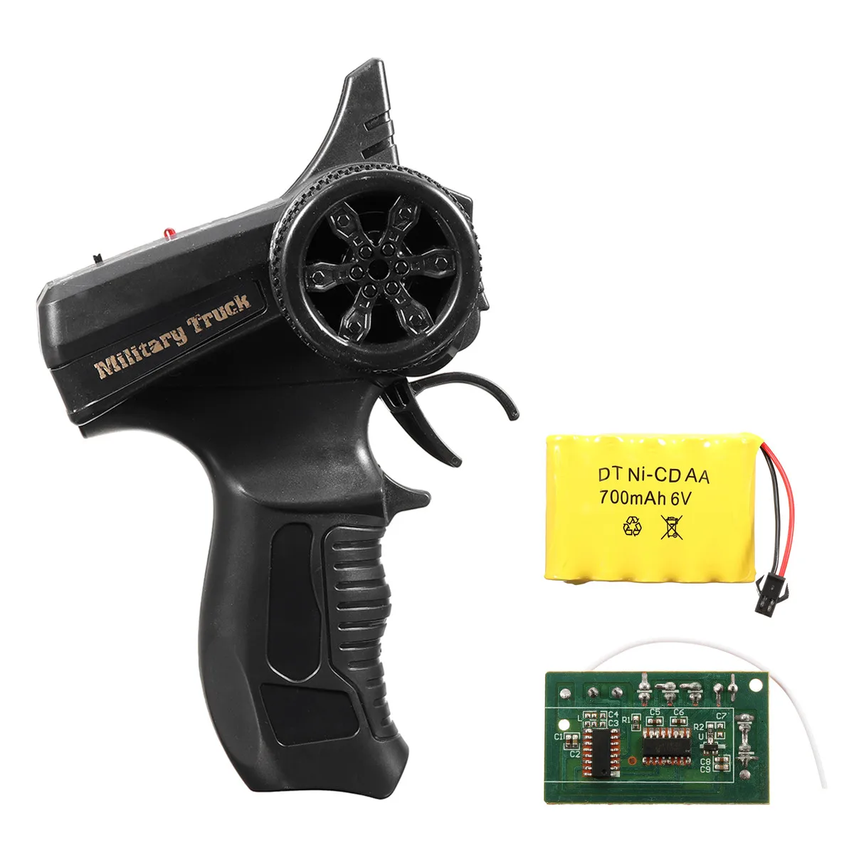 

Lipo Battery Transmitter With Receive Board WPL B1 1/16 4WD RC Car Remote Control DIY Kit Parts