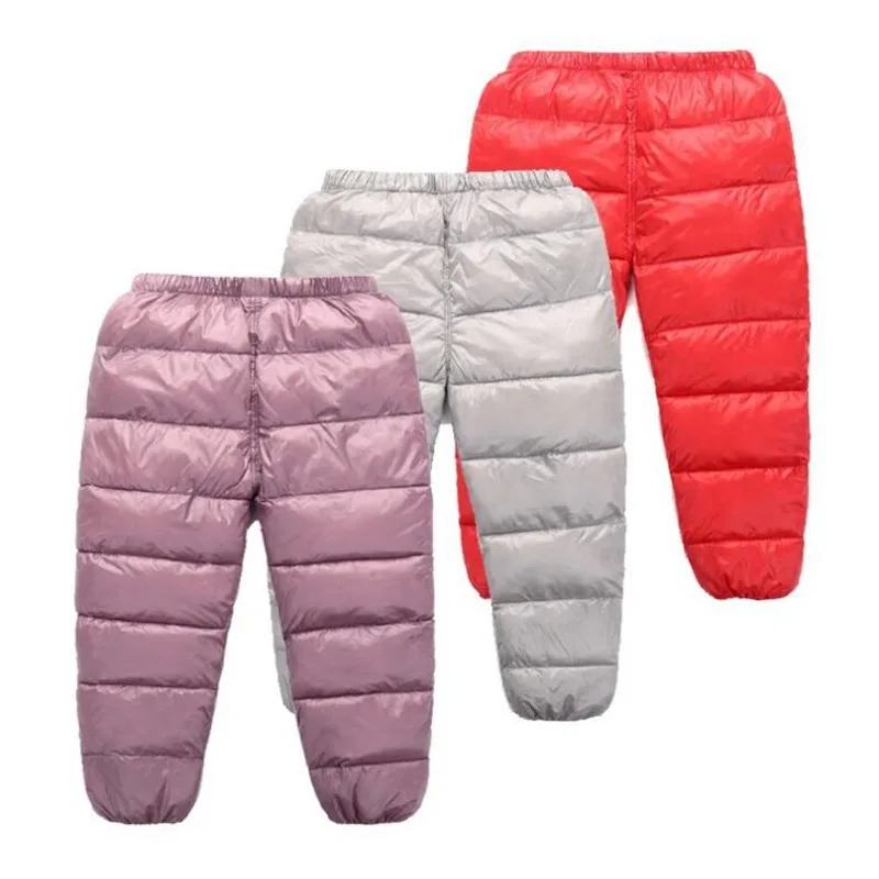 CROAL CHERIE 80-130cm Russian Winter Cotton-Padded Boys Pants For Girls Children Clothing Thicken Warm Kids Pants (7)