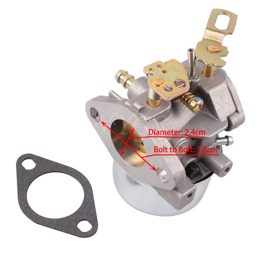 Карбюратор Carb для Tecumseh 8 9 10HP HMSK80 HMSK90 двигатель генератора снега 640349 640052 640054 из