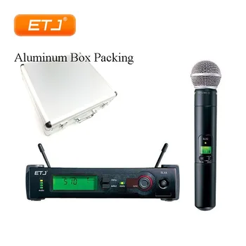 

SLX24 Wireless Microphone SLX24 BETA58A Karaoke Mic With Aluminum Box Portable Case