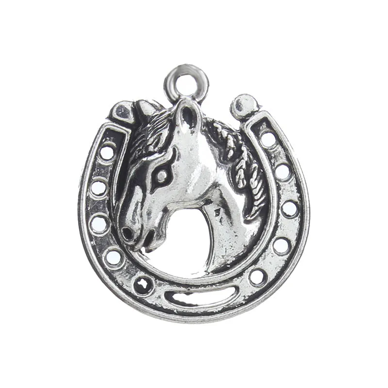 Lucky Eye Horseshoe Charms Silver Alloy Pendant Diy Jewelry Lucky Eye Horseshoe Charms Silver Alloy Pendant Diy Jewelry Accessories Necklace Bracelet Earrings Ey4111