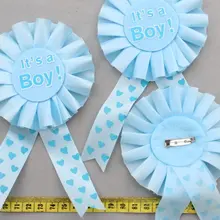 30 шт. атласная лента ручной работы эмблема на ткани для нового ребенка/мамы/папы аппликация брошь baby shower подарок