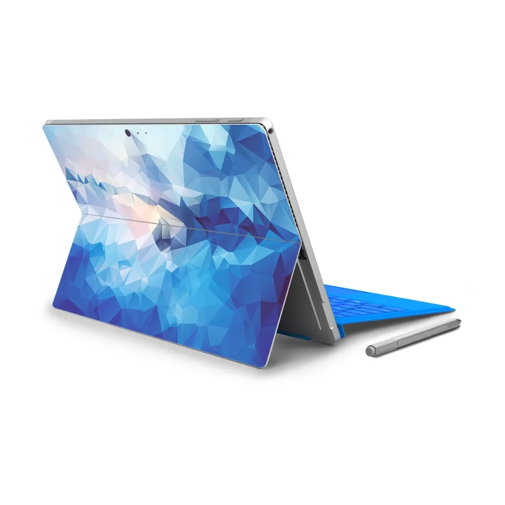 GOOYIYO-для Micro Surface Pro 4 5 виниловая задняя полная наклейка планшет стикер на нетбук рисунок печать кожа Обложка логотип вырезанный