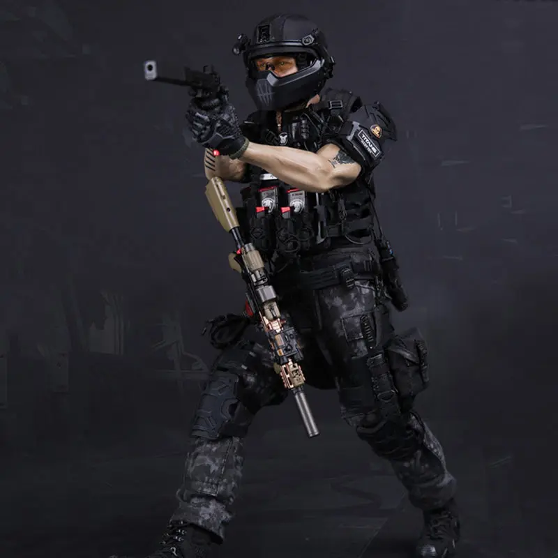 

1/6 Scale SF002 American Mercenary Man Soldier Titan Special Forces Clothes For 12" Full Set Action Figure Body Doll Toys