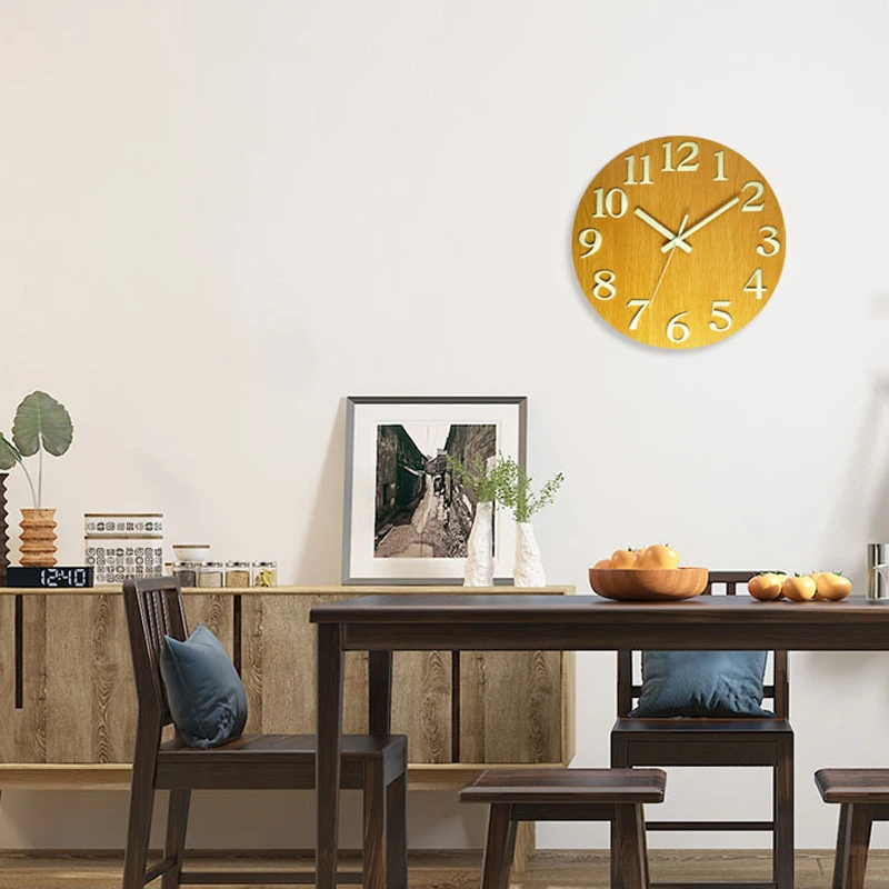 Comprar Reloj de números para pared Digital DIY 3D reloj silencioso acrílico oscuro resplandor luminoso colgante reloj acrílico breve silencioso DIY Reloj de pared moderno