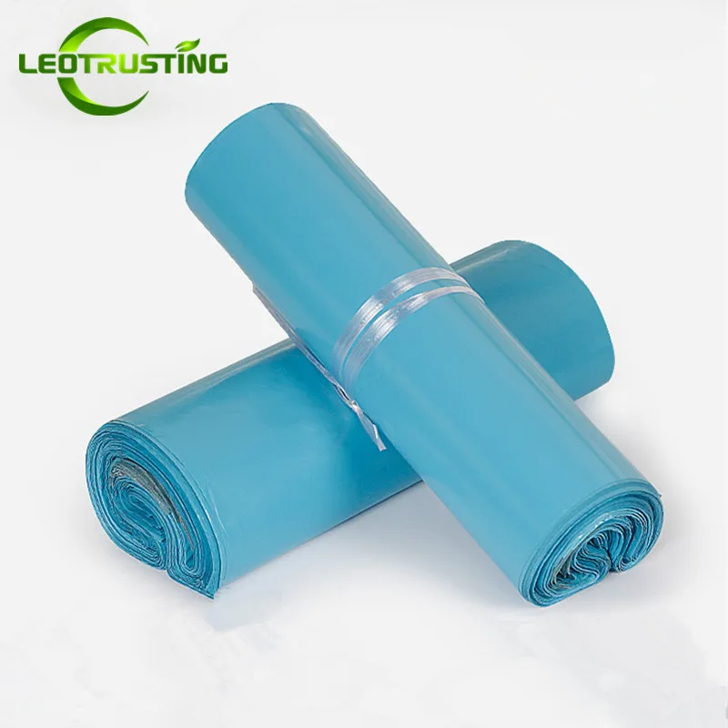 

Leotrusting Light Blue Poly Mailer Adhesive Envelopes Bags Courier Gift Bags Plastic Mailing Gift Boxes Packaging Express Bags