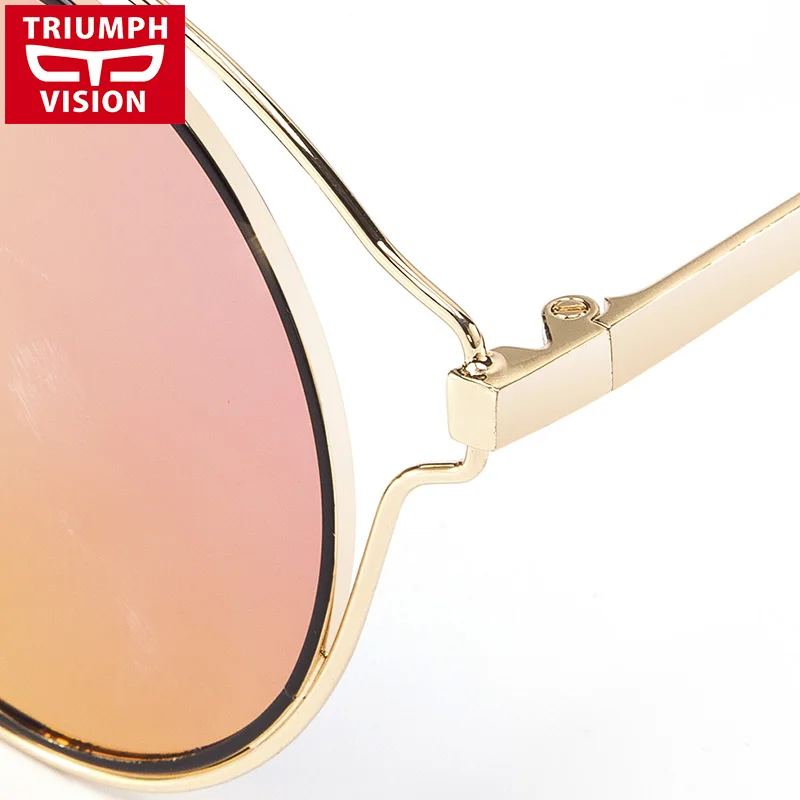 Солнцезащитные очки TRIUMPH VISION женские зеркальные модные брендовые дизайнерские