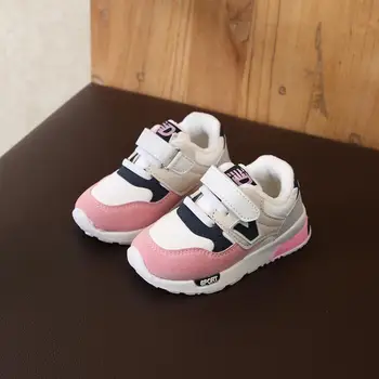 

Autumn Winter Kids Shoes Baby Boys Girls Children's Casual Warm Sneakers Breathable Soft Running Sports Shoes Size 21-30