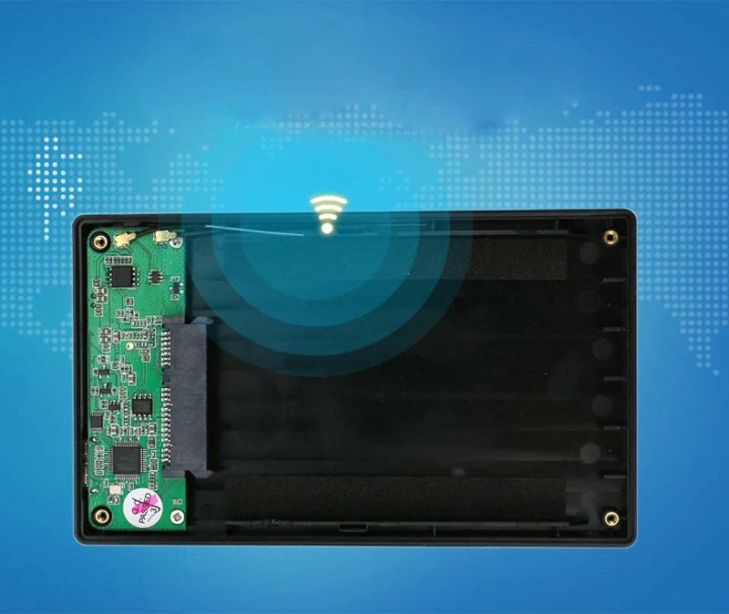 Mutifunctional sata hdd caddy wi fi маршрутизатор Ретранслятор 2 5 ''жесткий чехол USB 3 0 жесткий