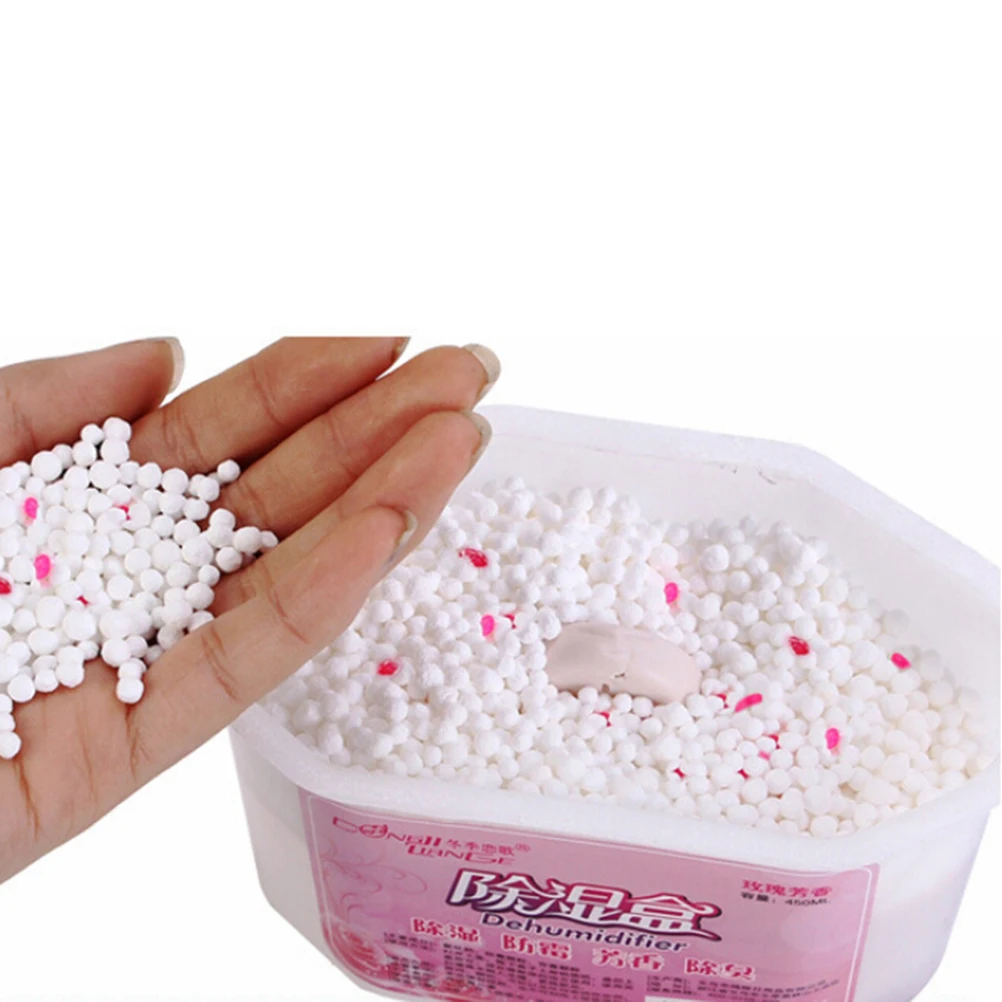 

1 Box New Non-Toxic Silica Gel Desiccant Moisture Damp Absorber Dehumidifier For Room Kitchen Luggage Home Usage 450ML