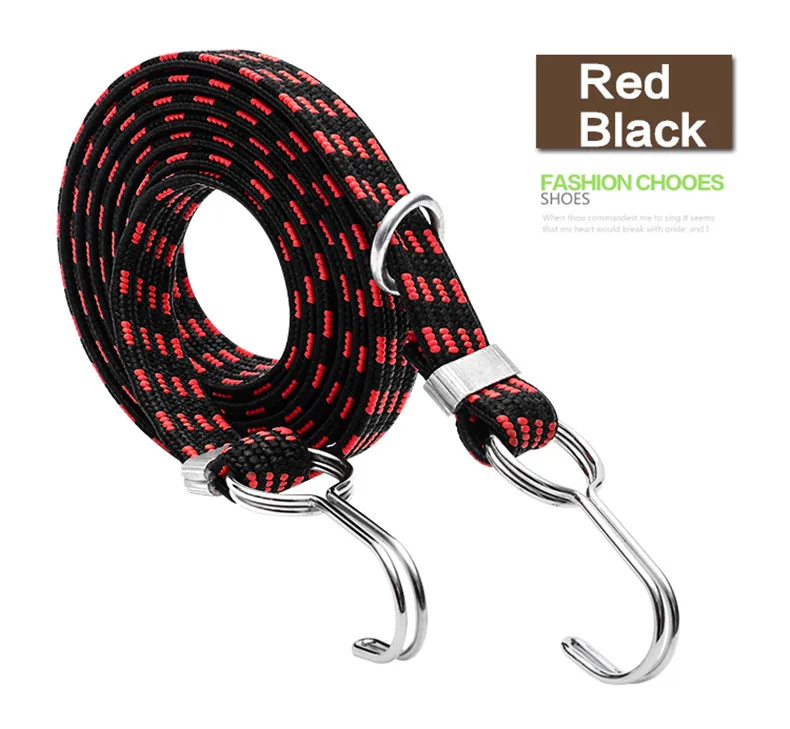 Top High-Quality Elastic Rope Motorcycle Bicycle Tied Rope Bandage Baggage Wrapped Belt Wrapped In Binding Luggage Lashing 5 Colors 12 Top High-Quality Elastic Rope Motorcycle Bicycle Tied Rope Bandage Baggage Wrapped Belt Wrapped In Binding Luggage Lashing 5 Colors 12
