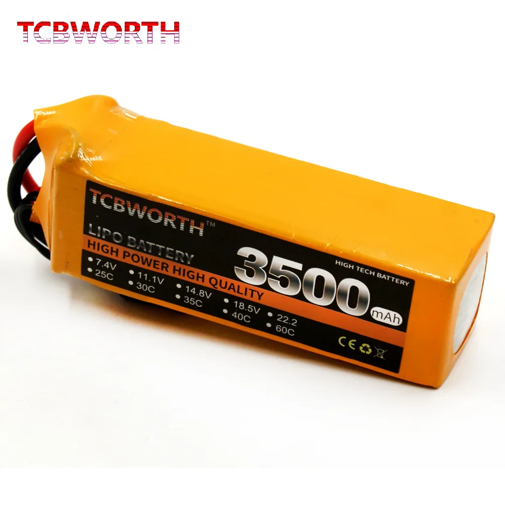 

New battery 6S 22.2V 3500mAh 60C RC LiPo battery For RC Airplane Drone Quadcopter recharge battery 6s batteries AKKU Max 120C