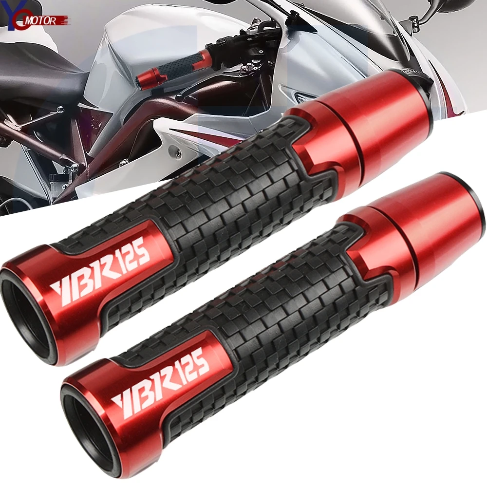 CNC Алюминиевые мотоциклетные рукоятки концы руля крышки для Yamaha YBR 125 YBR-125 YBR125 2005 2006 2007