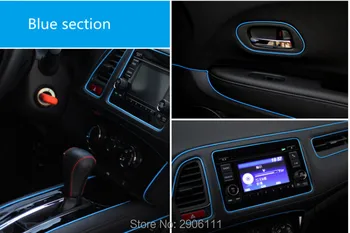 

5M Car Styling Internal Decoration Moulding Trim Strips Line for Lada kalina granta priora niva largus samara vesta Stickers