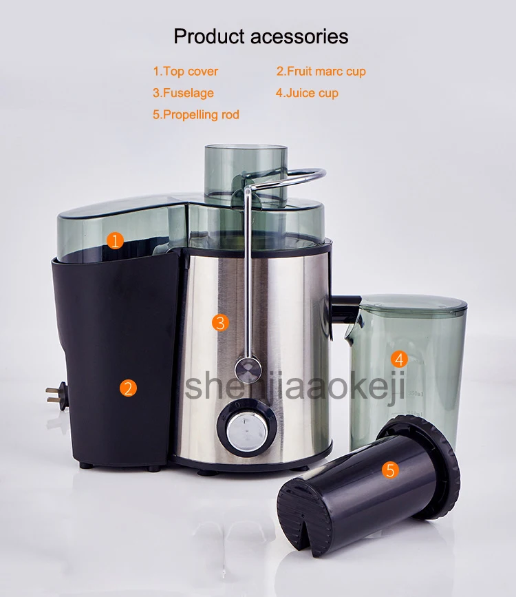 grande capacidade, máquina de separação de suco, frutas, 220-rpm, v, 1 peça