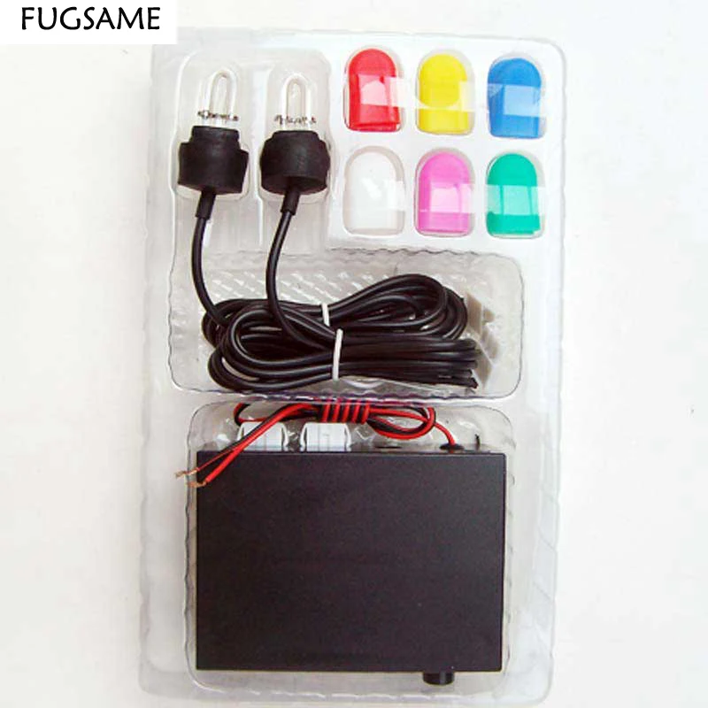 Fugsame Car Decoration Lamp High Power 704 U Tube Flash Lamp Strobe Warning Light Net Lights Illuminazione Refire