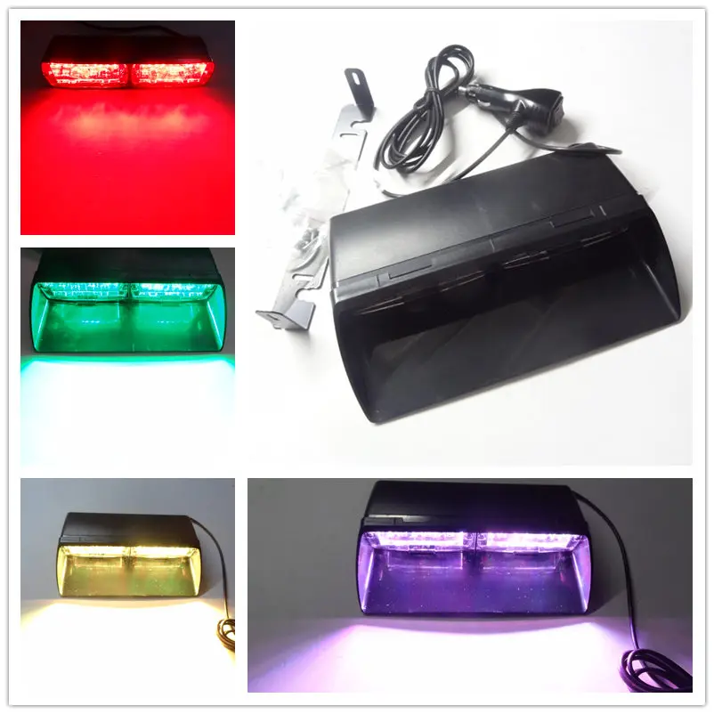 Car Styling Big Super Brightness RGB 6 Colors LED Car Strobe Flashing