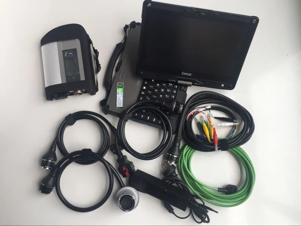 Для benz star diagnosis c4 win7 System Compact 4 super ssd 240gb software sprinter laptop getac i5 4g touch 12v car 24v truck|sd connect compact