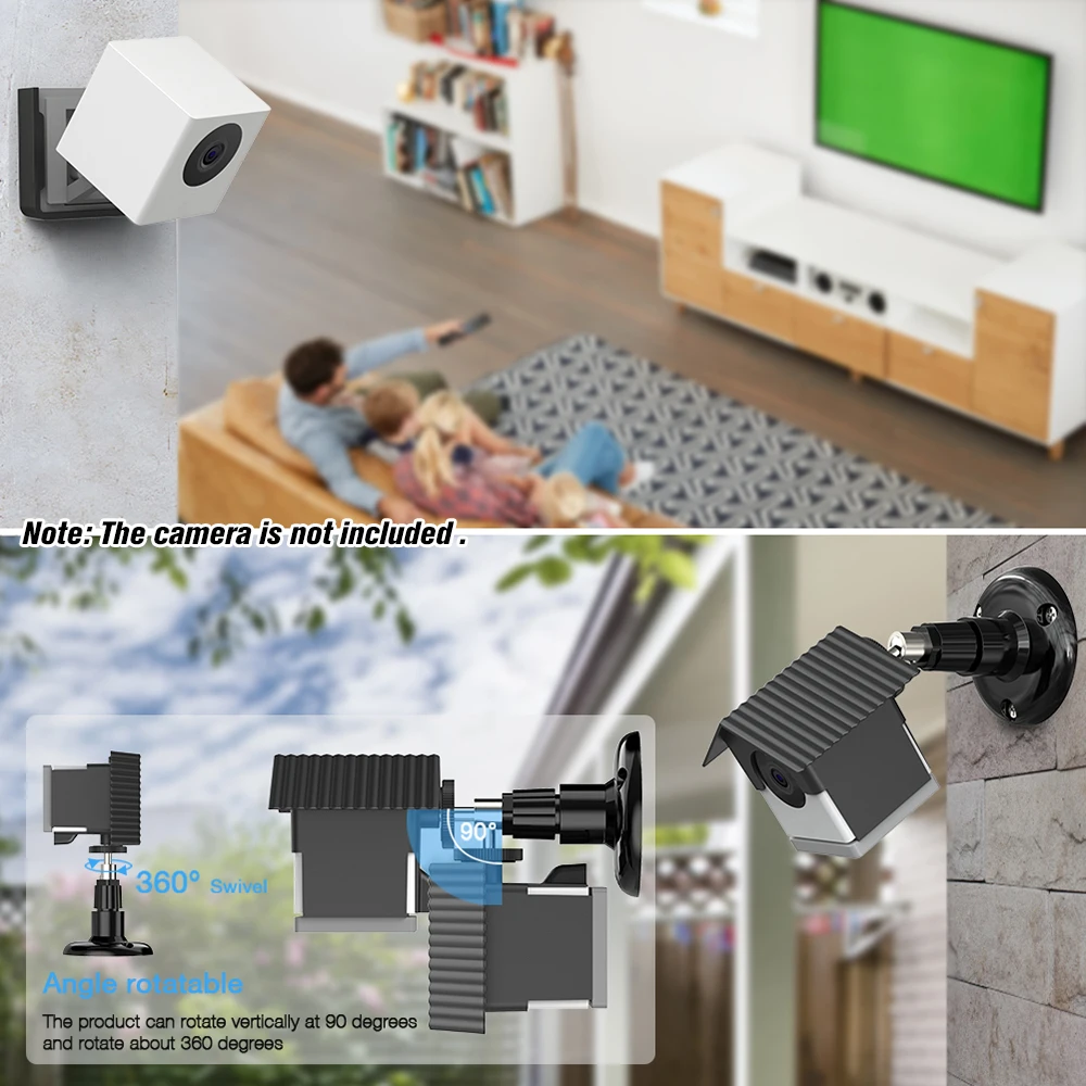 Wyze настенный кронштейн для камеры 360 градусов защитный регулируемый с защитой от