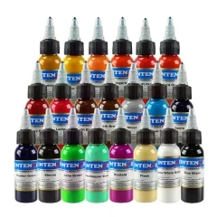 Attoo 21 цветные чернила для перманентного макияжа Набор 1 oz 2 4 oz/бутылка|tattoo ink set|tattoo