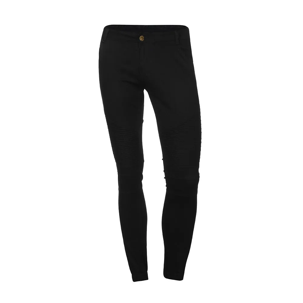 Для мужчин эластичная Slim Fit джинсовые штаны Повседневное Длинные прямые брюки обтягивающие джинсы гарем карго Jogger Брюки Танцы PantZ313