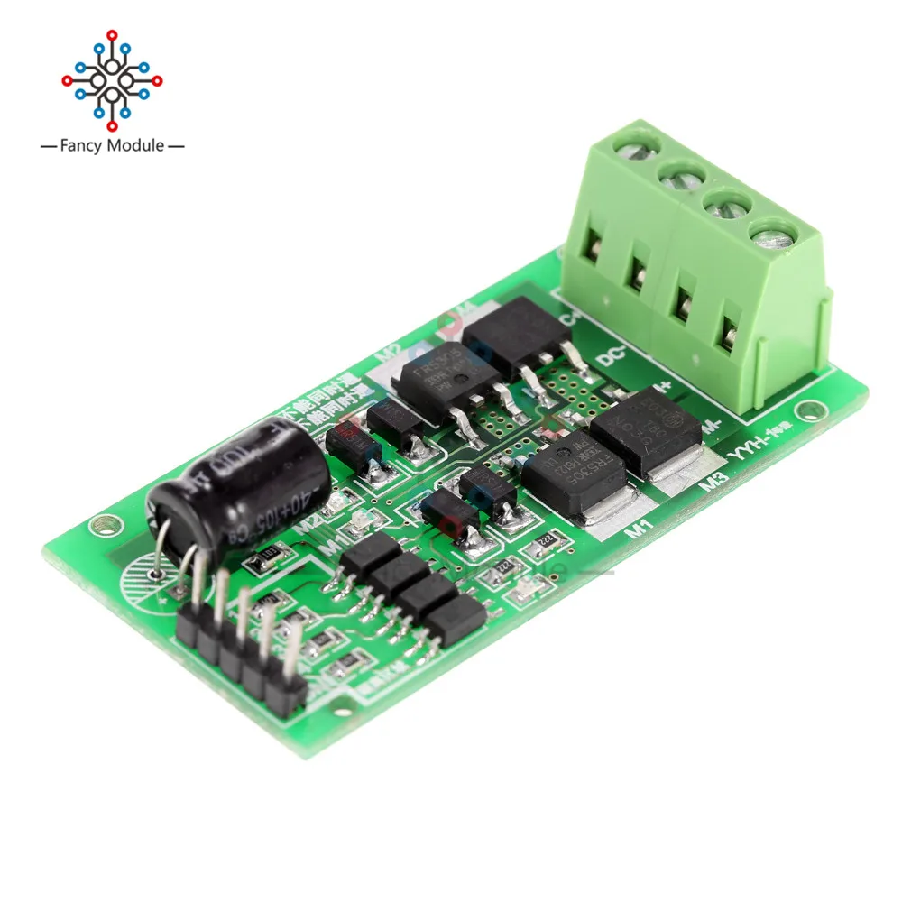 

DC 5 -27V 5A DC Stepper Motor Driver Module Board Reversible H Bridge PWM Signal Controller Motor Driver Board with Optocoupler