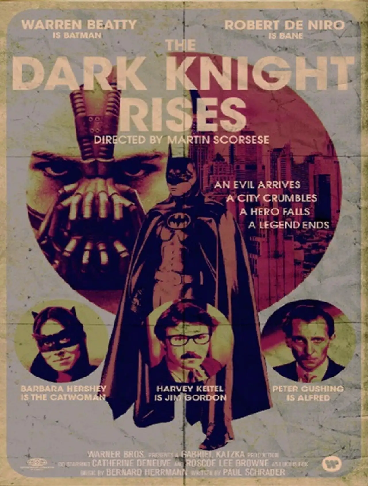 A5 A4 A3 A2 A1 A0 Batman The Dark Knight Rises Legend Ends Print Poster