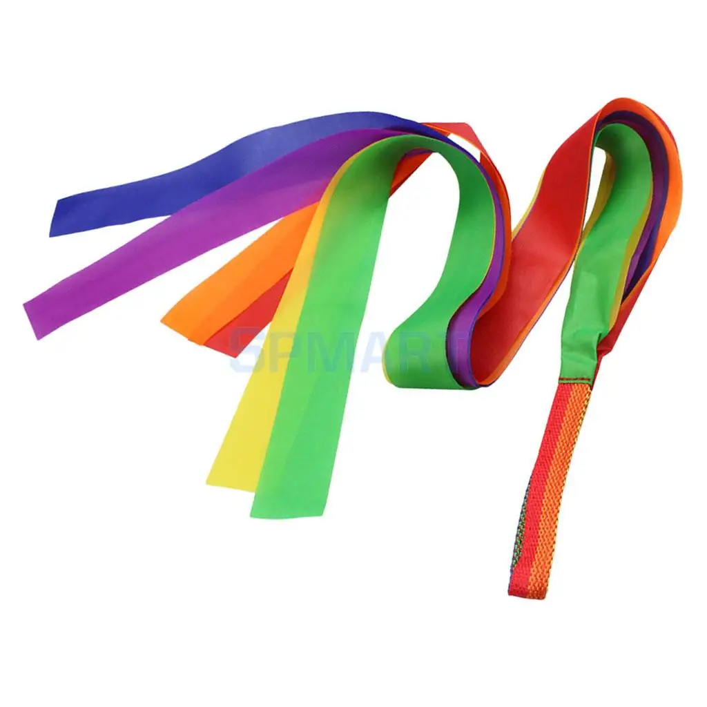 Rhythm Ribbon Dance Rainbow Ribbon Streamer Kids Children Dance Dancer