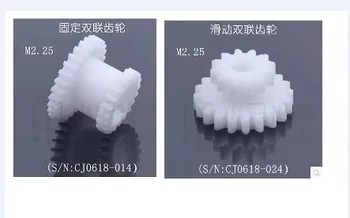 

free shipping S/N 014 2 pcs / set Teeth T29xT21 T20xT12 Dual Dears plastic Lathe Gears For Sale