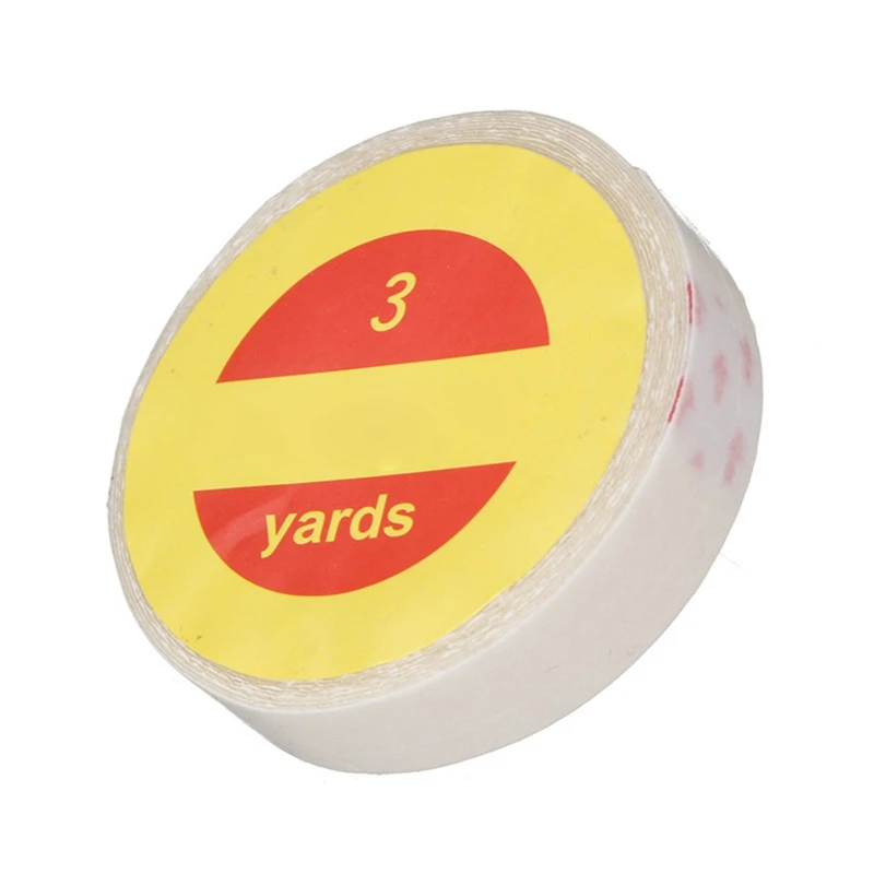 Pro Use 1 Roll 1cm 3 Yards Super Clear Hair Tape Strong Double Sided Adhesive Tapes For Hair Extension Lace Wig Toupee