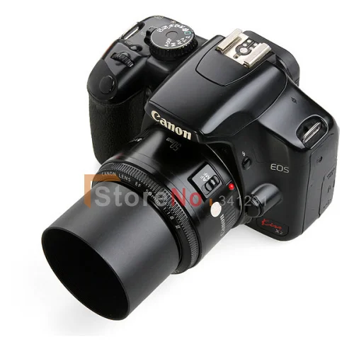 2 шт. 49 мм металлическая ввинчиваемая бленда для объектива Canon Nikon Sony Olympus фильтр