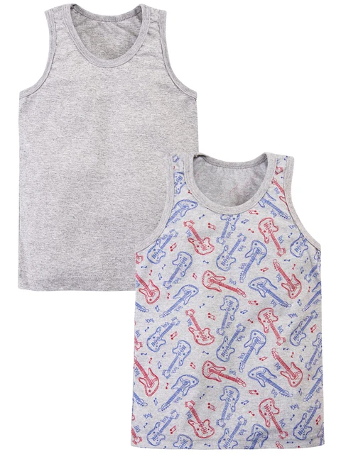 Комплект Майка Веселый малыш для мальчика 2шт.