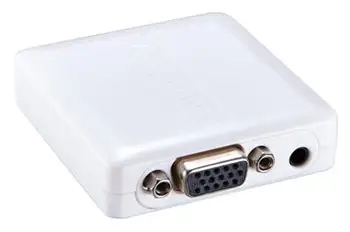 

Mini VGA+ R/L to HDMI converter ( plastic case), with USB line