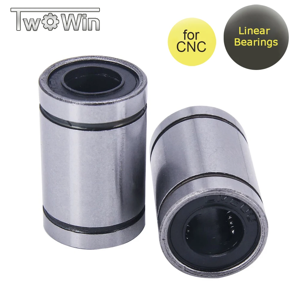 

LM6UU/LM8UU/LM10UU/LM12UU/LM25UU Linear Bearings 8mm CNC Linear Bearings for Rods Liner Rail Linear Shaft parts