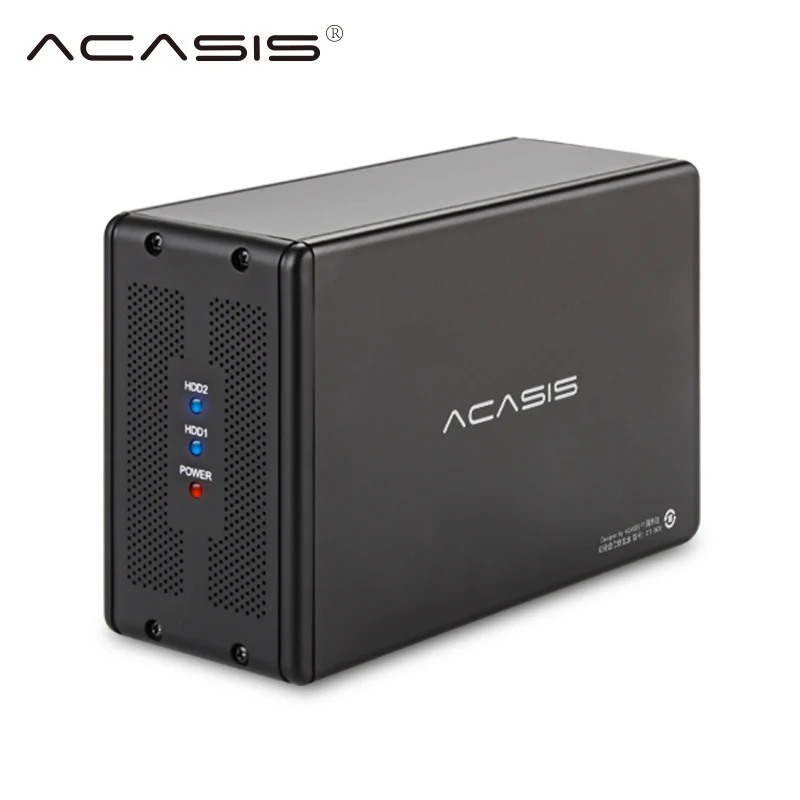 Внешний USB 3 0 sata 5 дюймовый двойной жесткий диск серийный мобильный массив RAID