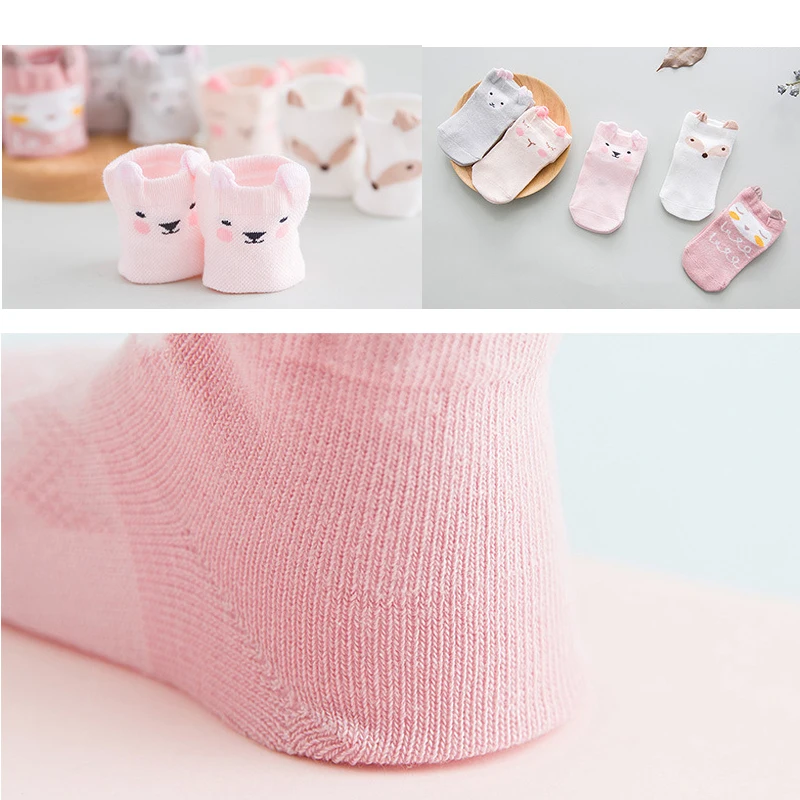 5 Pairslot 2018 Summer Baby Socks for Girl Breathable Cotton Mesh 0-3 Y Baby Girl Socks Meias Infant Toddler Baby Accessories (1)