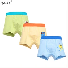 Трусы для маленьких мальчиков, трусики с рисунками для маленьких мальчиков, 3 предмета в партии, детское нижнее белье, детские трусы, От 3 до 14 лет