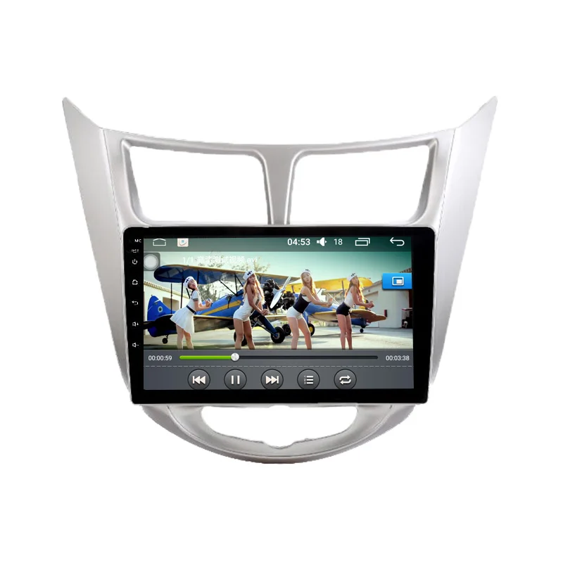 2018 New Funrover 2g+32g Android 8.0 Car Dvd Gps Player 9 Inch For Hyundai Solaris Verna Radio Video Navigation Wifi Bt Map Fm 