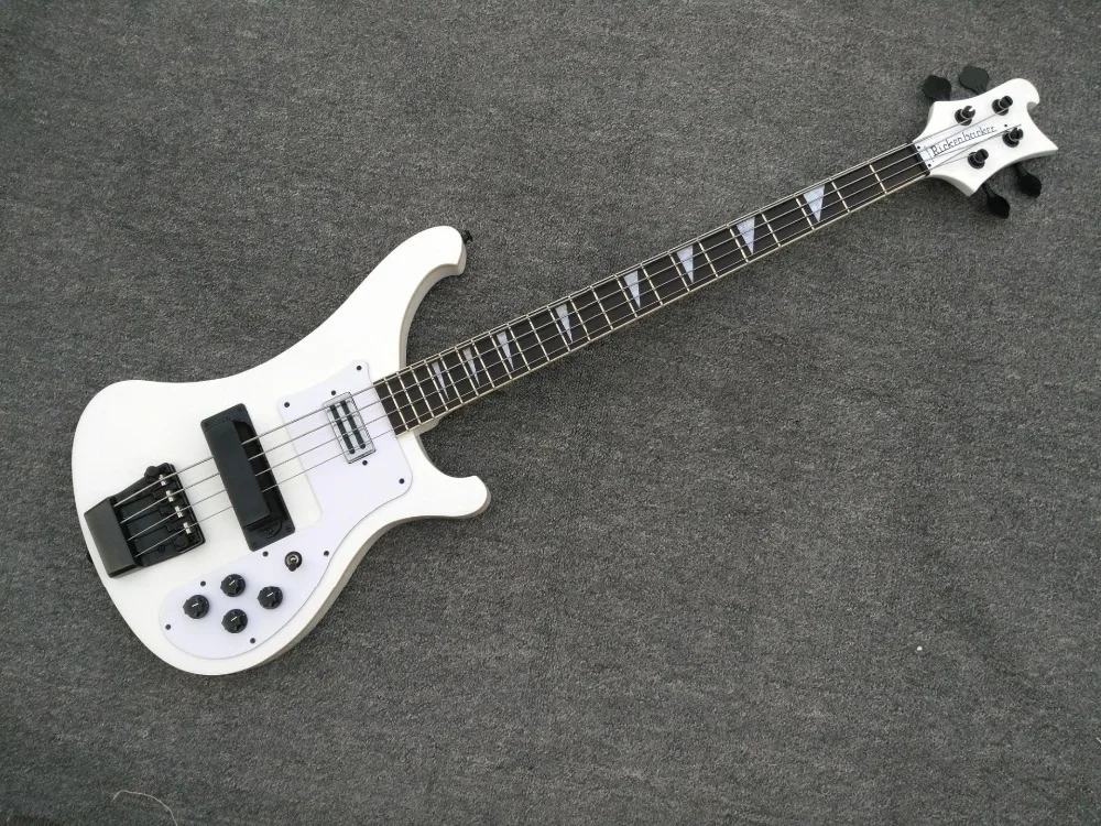 2019 New + Factory + Rickenback 4003 fireglo 4 string bass alpine white