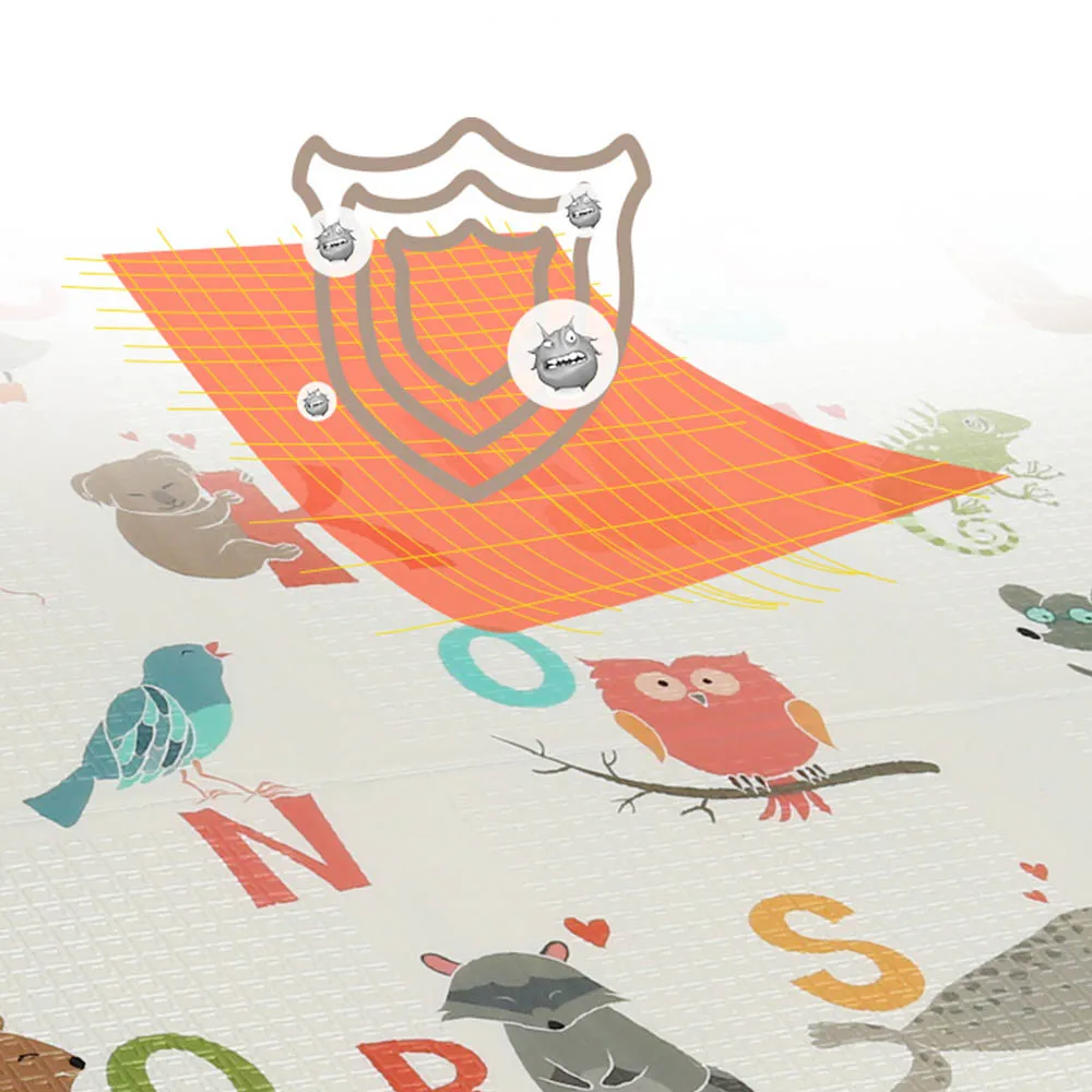 Детские XPE Мультяшные игровые коврики складные детские Коврик развивающий матрас антискользящее одеяло гостиная детское игровое одеяло