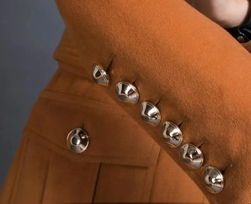 Chameau La Pour Camel Survêtement Plus black Laine Femmes Nouvelle Femelle Élégante Cadeau Et Automne Mode 3xl Hiver Taille Mince En Cachemire De Veste 8Tpn1W