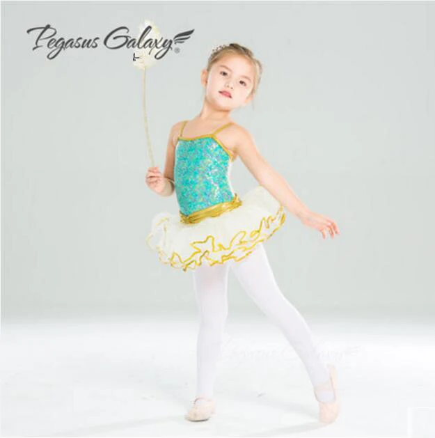 Child Leotard with Ballet Shoe and Rhinestone Detail