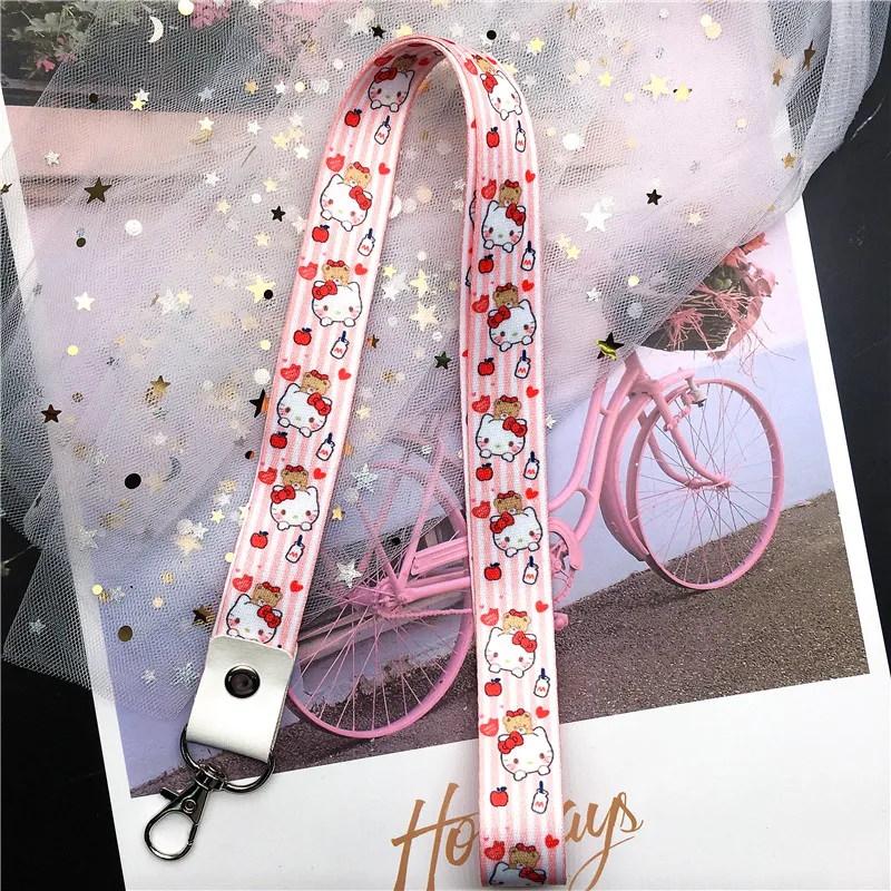 الأزياء الرقبة حزام الكرتون اسهم للمفاتيح ID بطاقة رياضة أحزمة هاتف المحمول USB شارة حامل DIY هانغ حبل ل iphone X