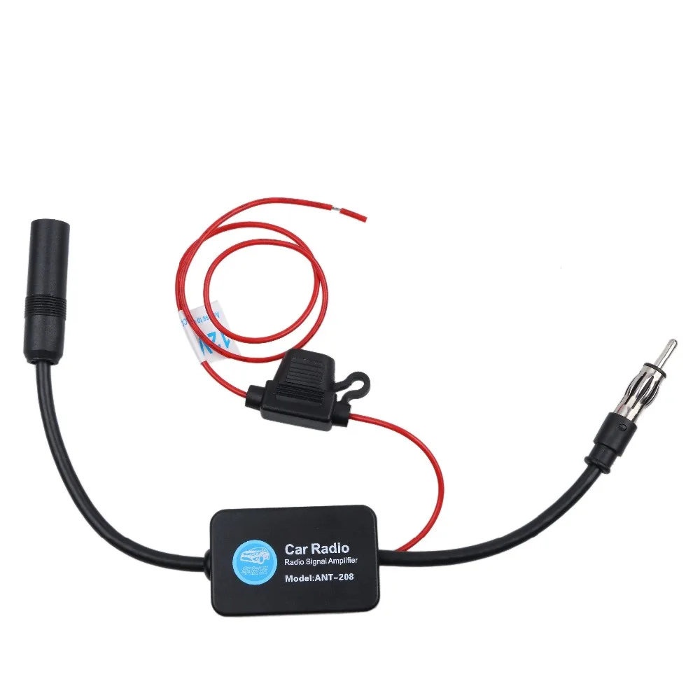 

12V Signal Enhancer Device Car Radio Aerials Auto Car Radio FM Antenna Signal Amp Amplifier Booster Radio FM for Car Boat RV