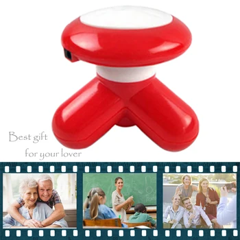 

Multi-color Mini Electric Handled Wave Vibrating Massager New Small USB Battery Full Body & Neck Waist Back Shoulder Massage