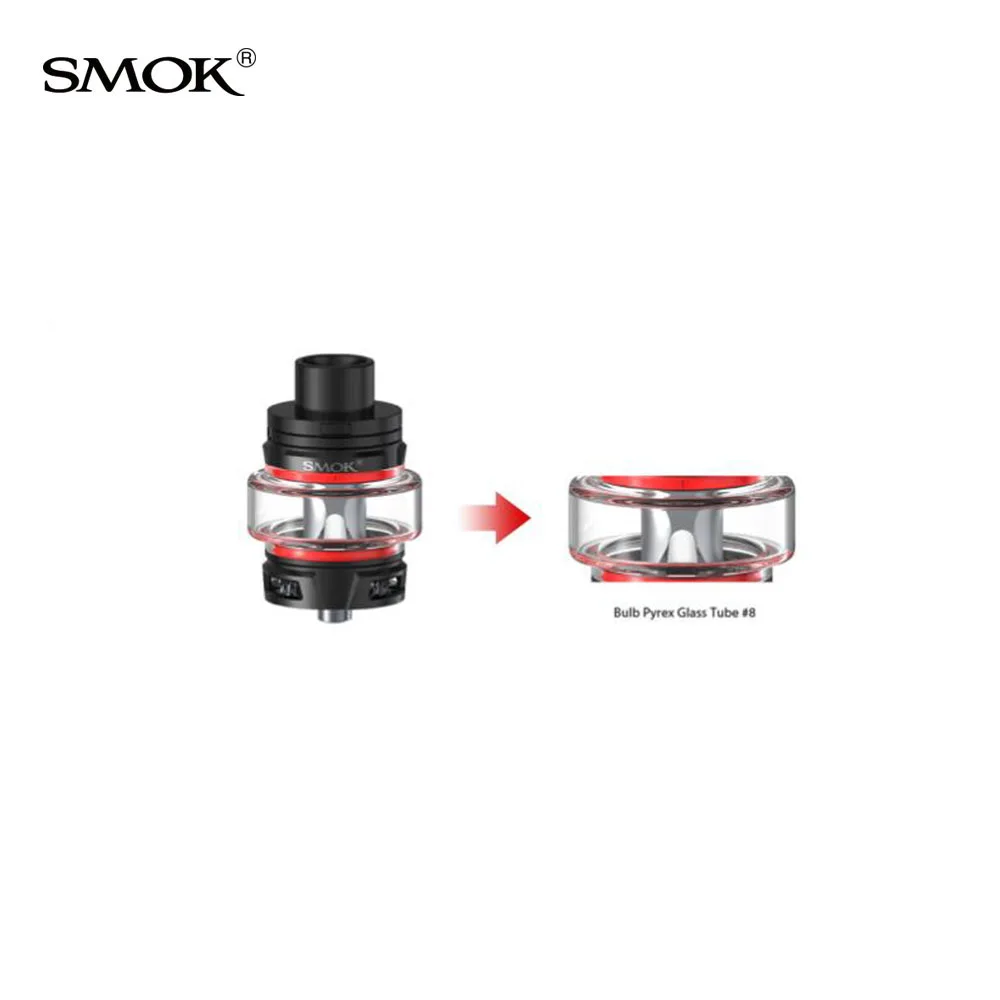 

SMOK Bulb Glass Tube 8.5ml Replacement Pyre Glass Tube For Stick V9 Max Kit Stick V9 Max Tank