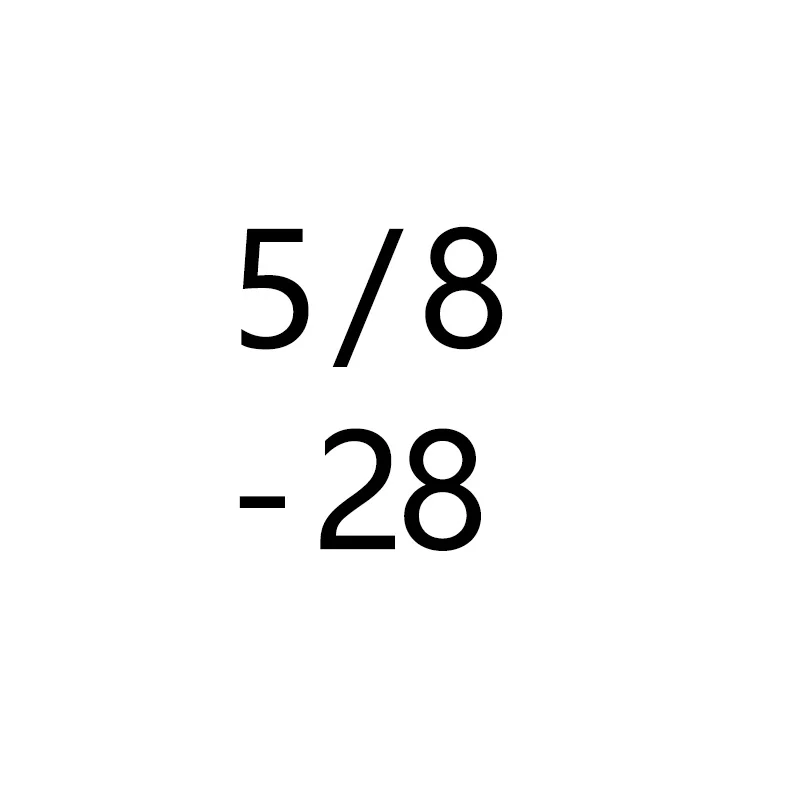 5/8-11 12 14 16 18 20 24 27 28 32 36 40 UNC UNF UNEF UN UNS инструменты для нарезания резьбы правой руки для обработки прессформы 5/8" - Цвет: 28