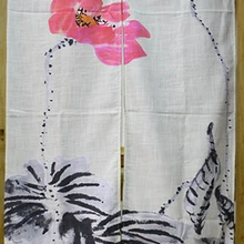 Принимаются индивидуальные заявки) Корея/Япония/Китай суши ресторан кухня висячие Сплит занавес-Лотос(85x150 см